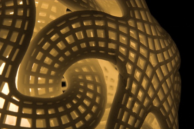 Starfish lamp detail